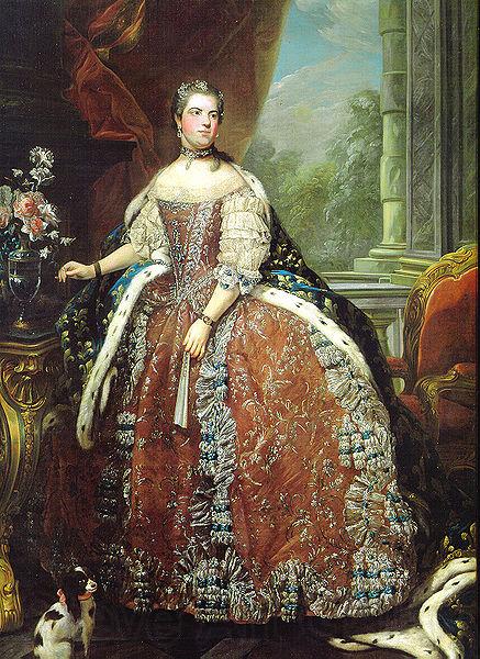 Louis Michel van Loo Portrait of Louise Elisabeth of France Spain oil painting art